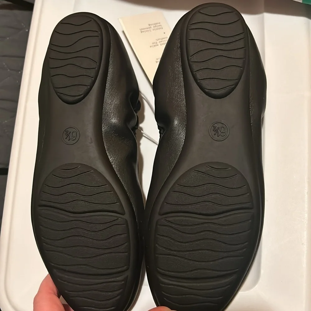 Black ballet flats with padding - Picture 3 of 4